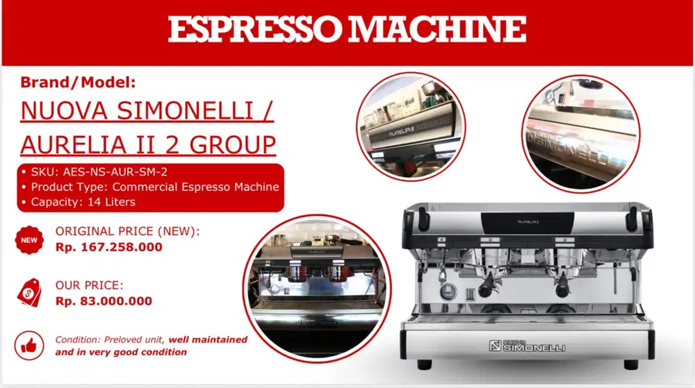 Espresso Machine / Mesin Kopi
