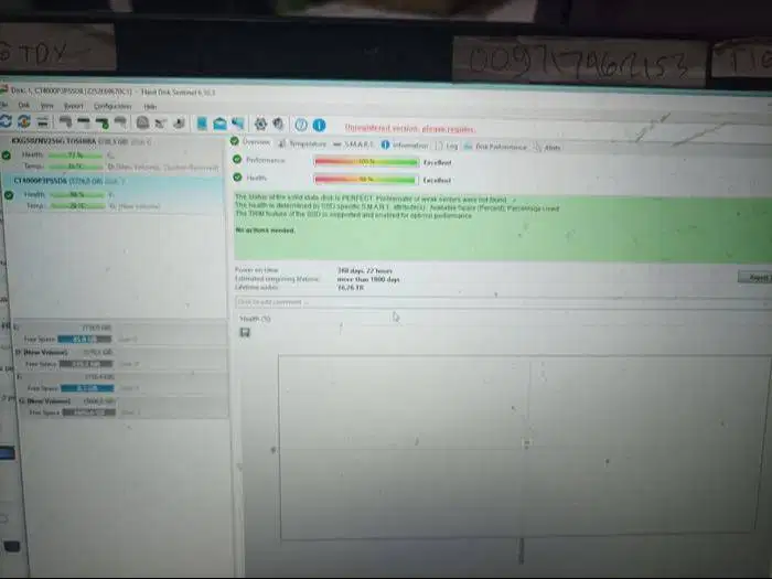 SSD NVME CRUCIAL P3 PLUS 4TB SSD MULUS MURAH MULUS SENTINEL 98 %
