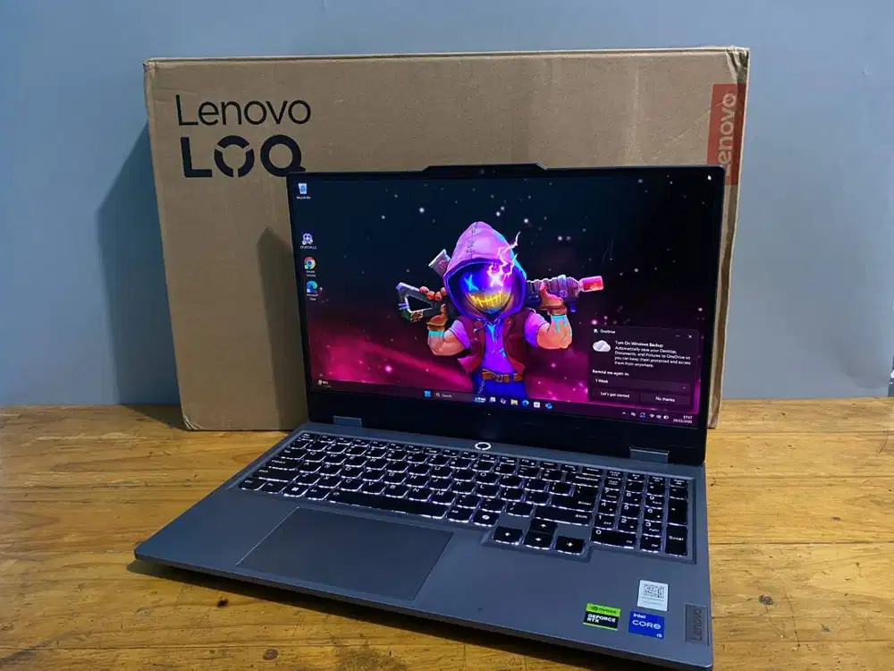 Lenovo LOQ 15IAX9 Core i5-12450HX Ram 16GB SSD 512GB RTX3050 6GB Garan