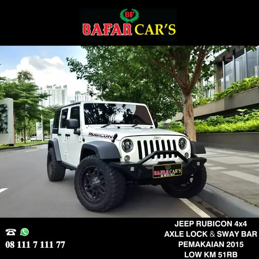 Jeep JK Wrangler Rubicon 2015 Low Km