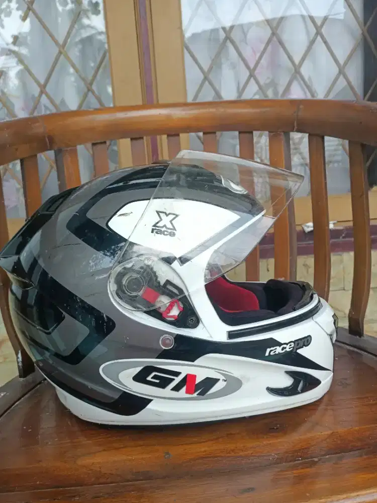 Helm Full Face GM Race Pro X Race Double Visor