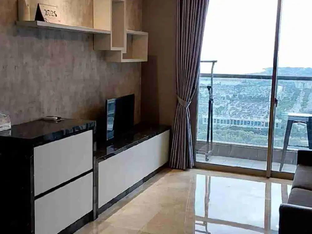 DISEWA APARTEMEN GOLD COAST 1 BR FURNISH SEA VIEW