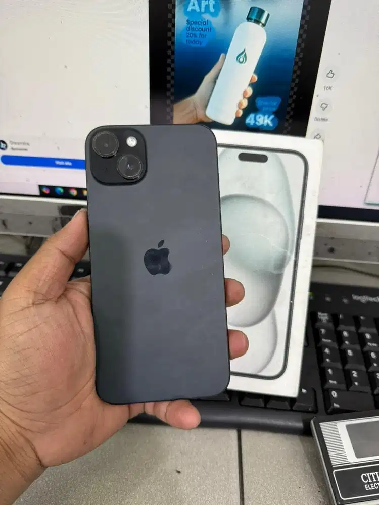 Iphone 15 plus 128gb ibox lengkap