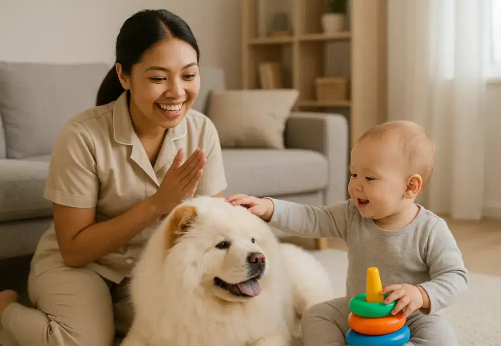 Dicari Baby Sitter sekaligus ART yang Menginap, Tidak Takut Anjing