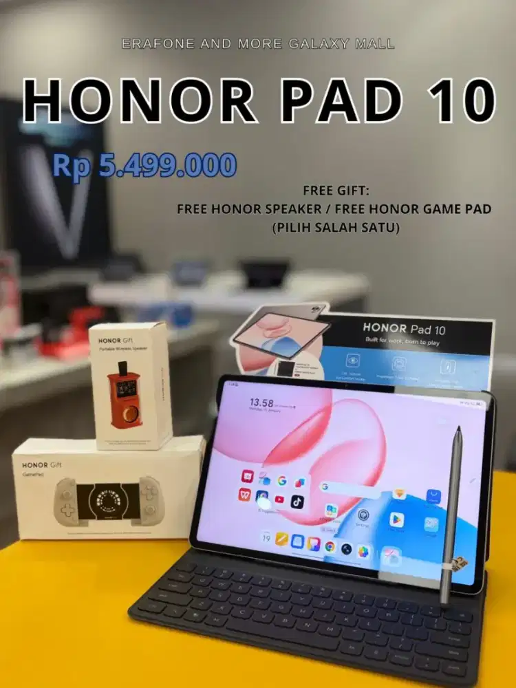 Honor pad 10 cicilan paling murah SE Surabaya