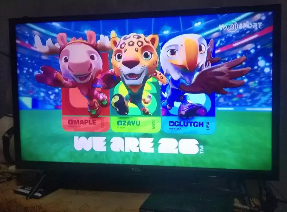 TV LED 29 INC TCL+STB DIGITAL WELHOME BAGUS DAN NORMAL