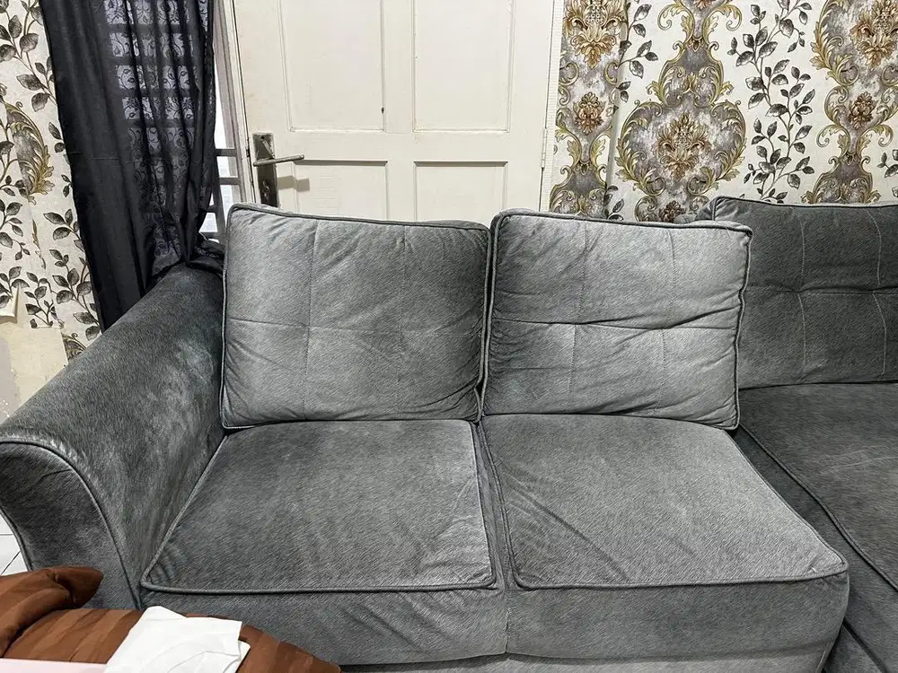 DIJUAL SOFA L ABU-ABU