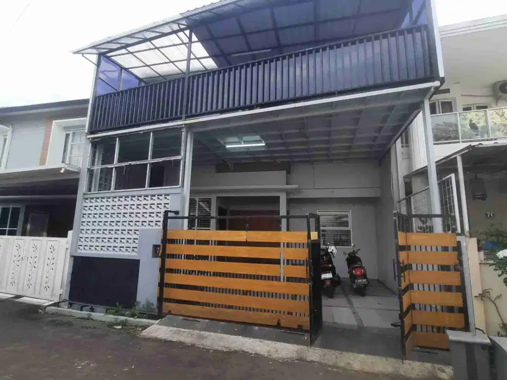 Di jual rumah minimalis moderni di perumahan dekat tol Buahbatu