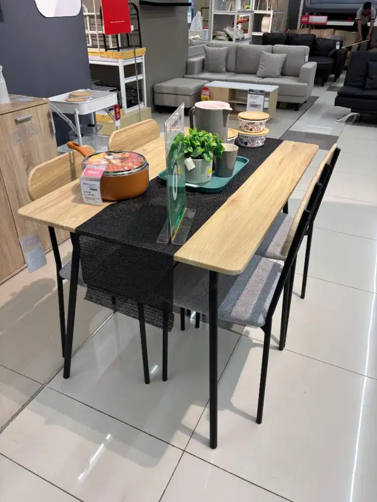 MEJA MAKAN SET MINIMALIS