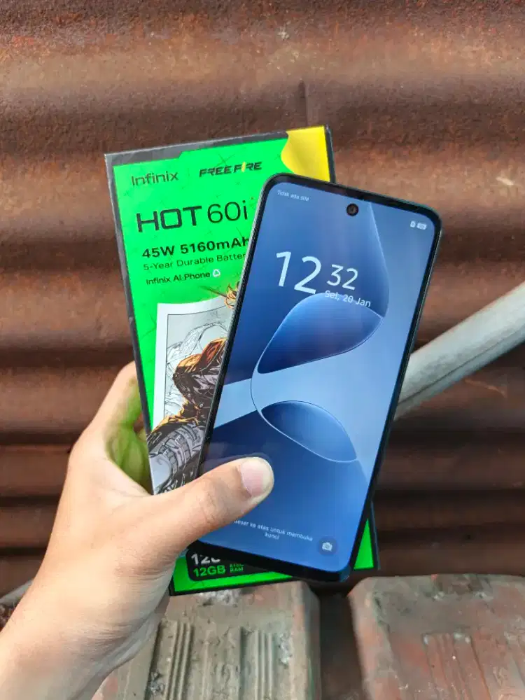 infinix hot 60i 6/128 fullset