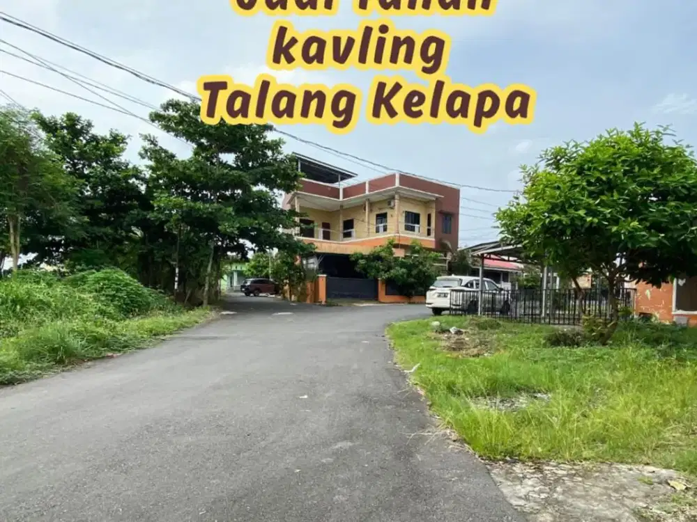 jual tanah area perumahan talang kelapa