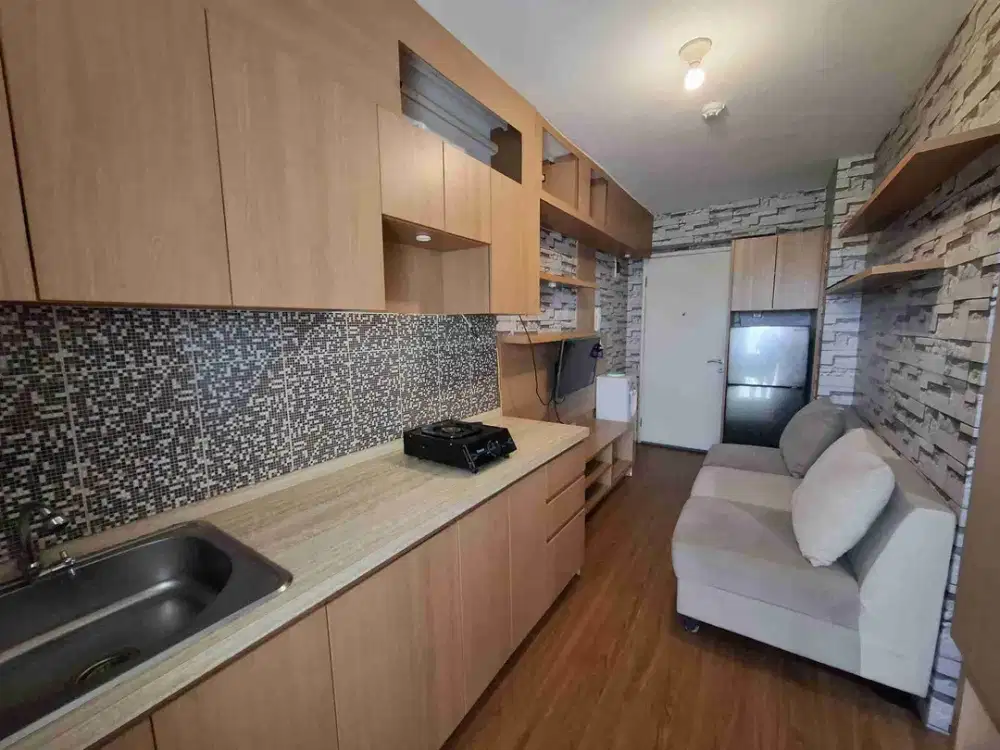 Sewa 3 bulan 1 BR Furnished ada Waterheater Bassura City Apartemen