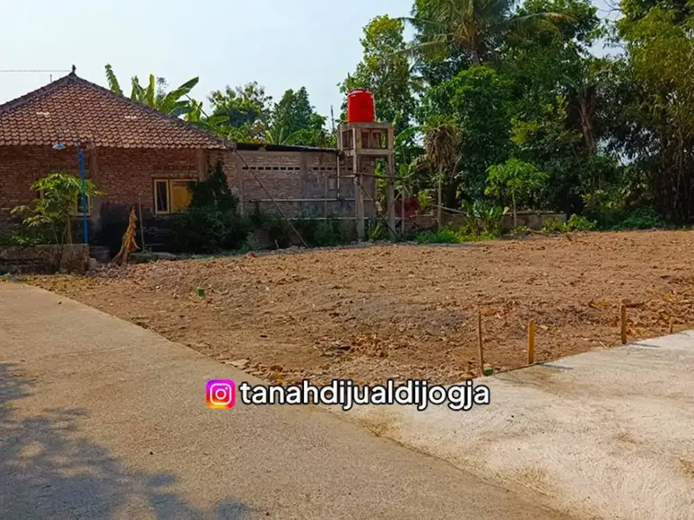 Tanah dekat Pasar Imogiri di Jl Imogiri Barat KM 11 Jetis Bantul
