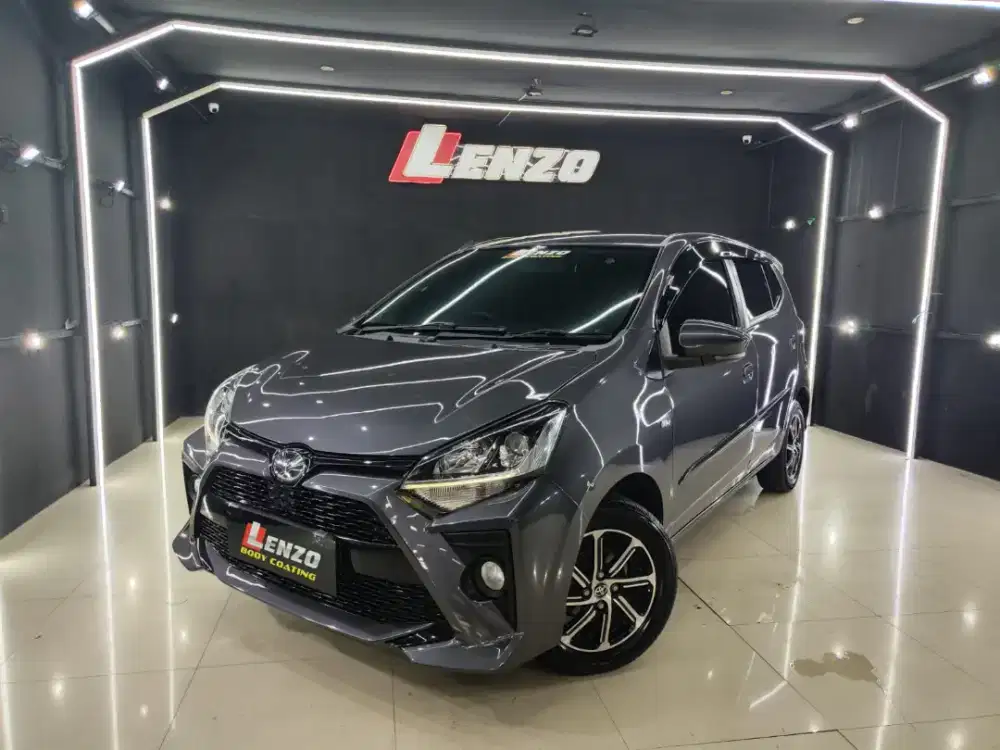 Km50rb Grade A Agya 1.2 G at matic 2021 Grey Lenzo mobil