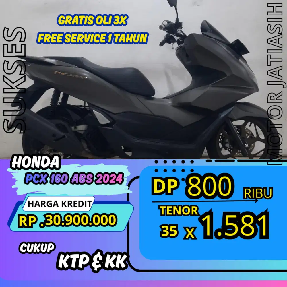 DP MURAH HONDA PCX 160 ABS 2024 DP 800 RIBU BISA CASH/KREDIT