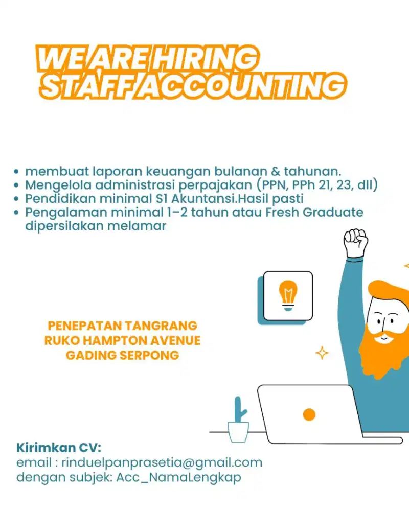 Loker accounting untuk perusahaan HVAC