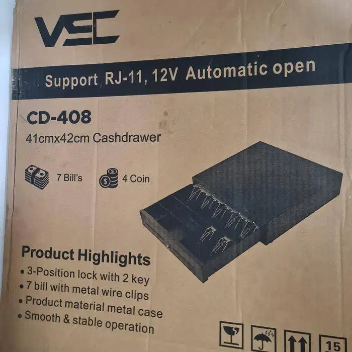 laci uang kasir VSC premium 8kg RJ 11