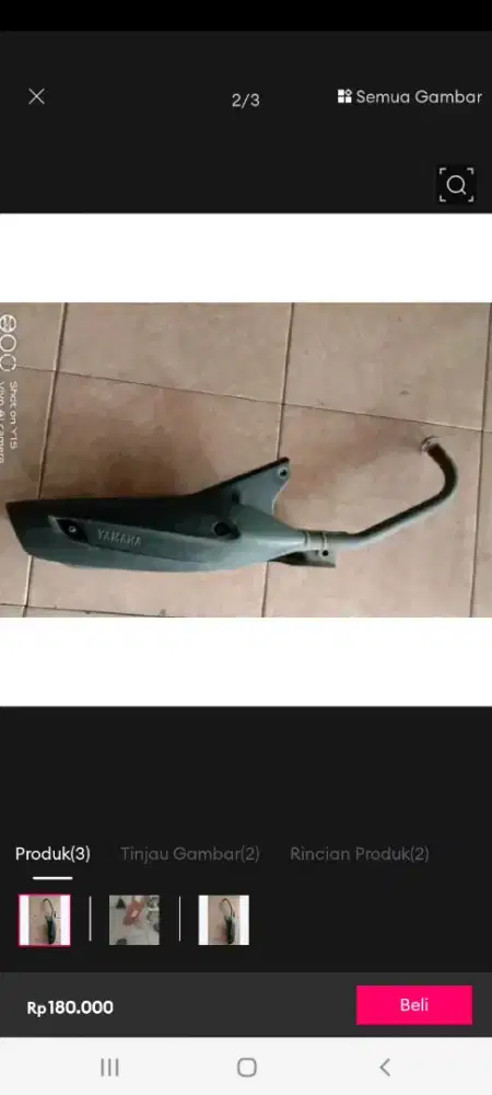 Jual Knalpot Mio J atau soul gt