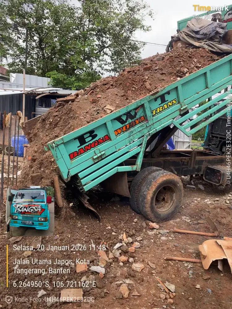 Jasa angkut puing dan pengurugan