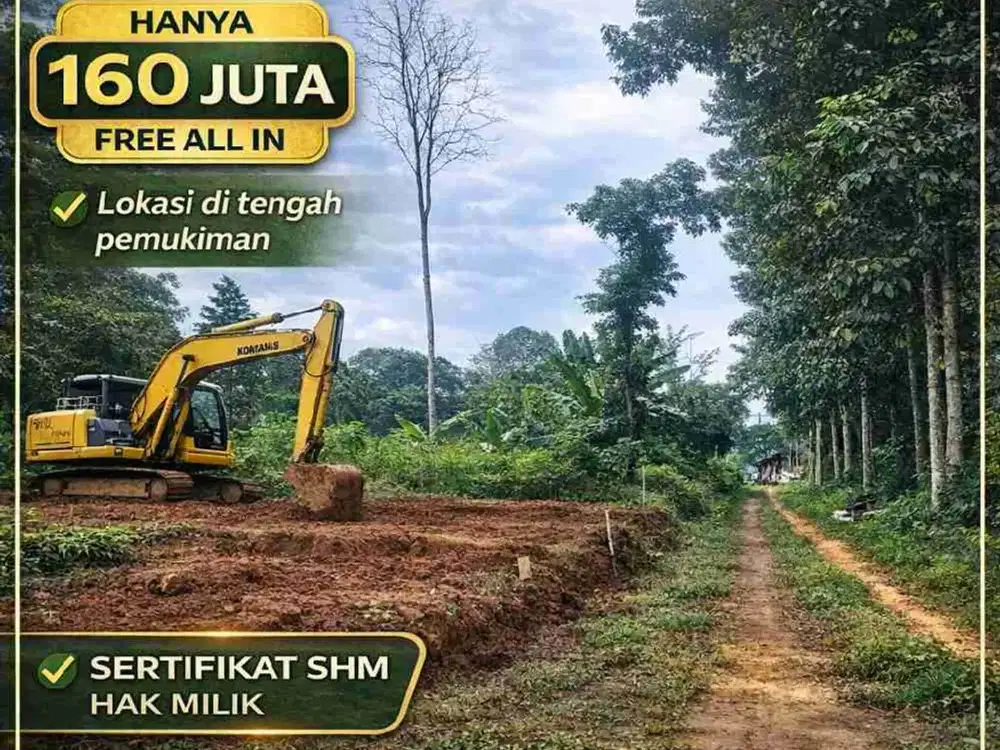 Dijual Tanah Kavling 10 menit Dari UNNES SHM Ready Luas 125 m2 Lokasi Tengah pemukiman Hanya 160 juta Free all in