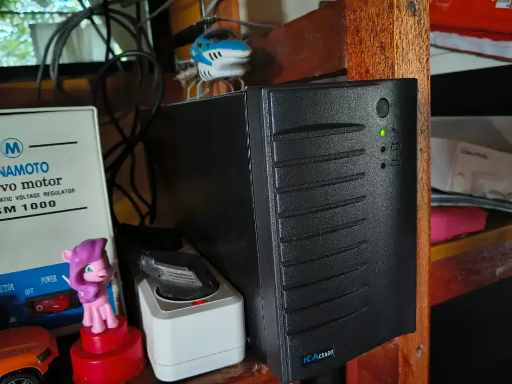 UPS ICA CE 600 VA (300 watt) Bekas Baik Nornal