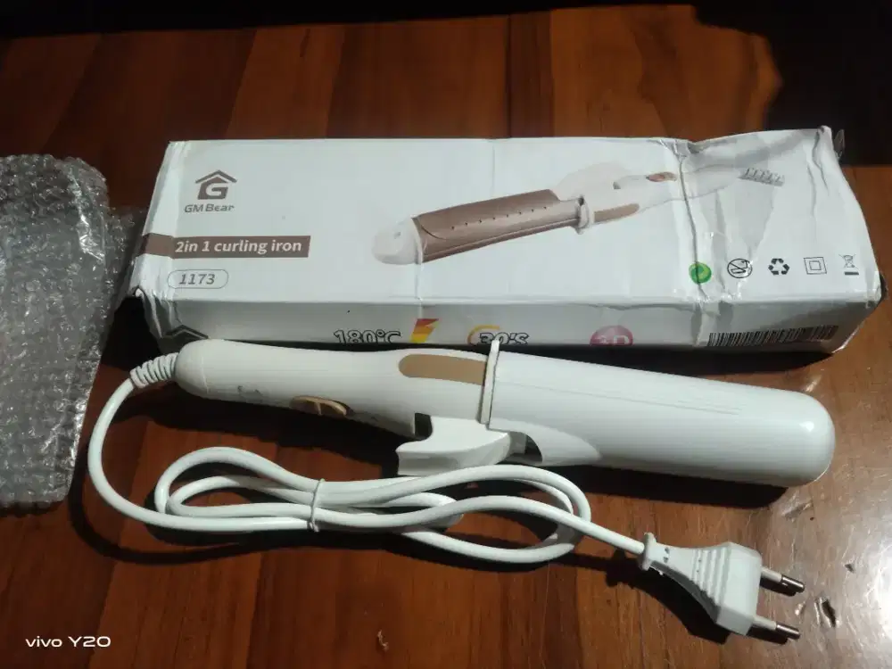 GM Bear Curling Iron 2in 1 warna GOLD msh Baru