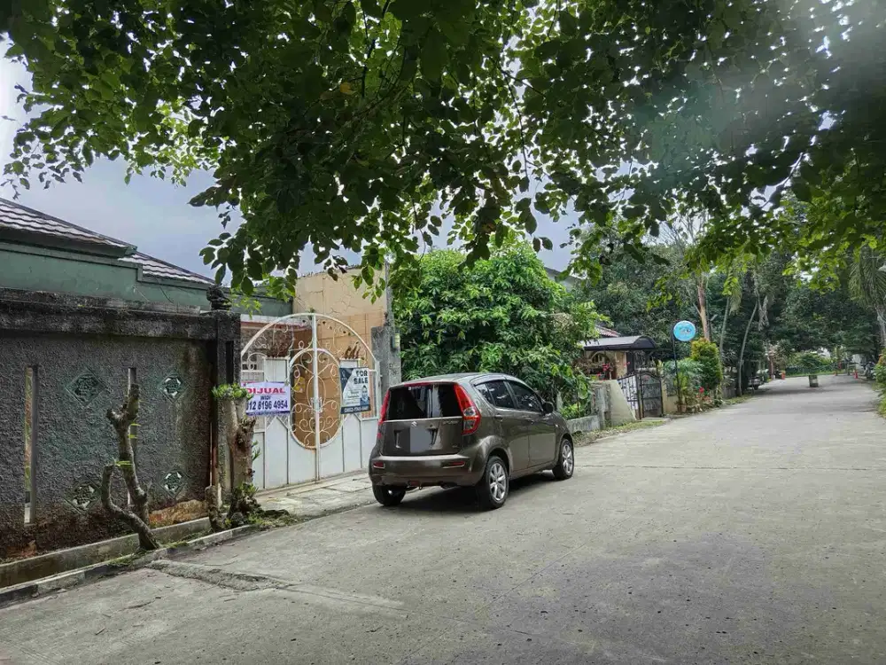 Jual tanah harga satu milyaran di cinere, bonus bangunan, dalam komplek, lokasi strategis dekat pintu tol brigif,