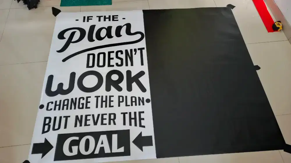 Sticker cutting dekorasi tembok wallsticker wallpaper & kaca film toko