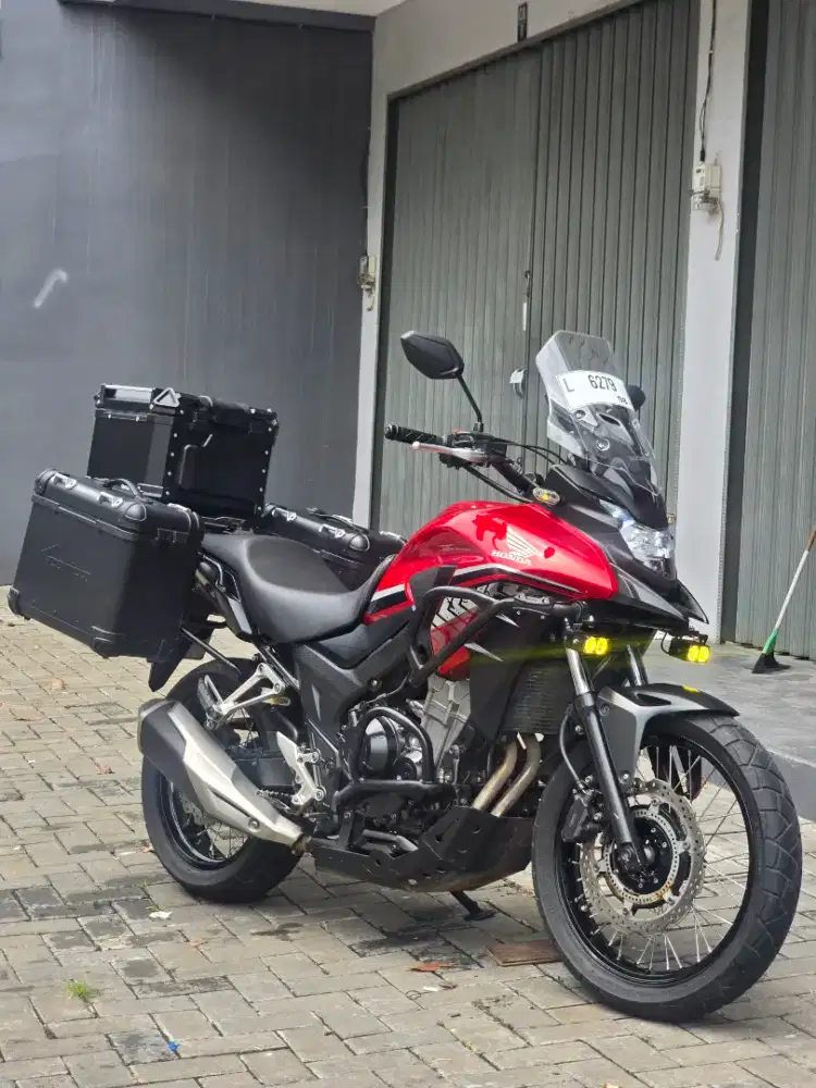 Moge Honda CB500X,CBX 500 th 2017 Km 18Rb Modif Adventure Siap Turing