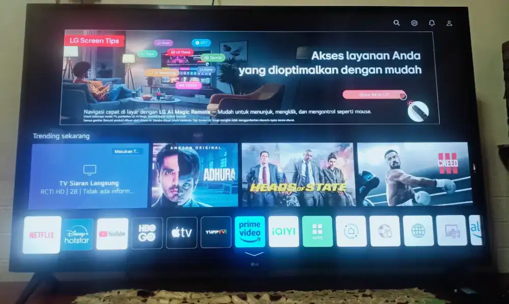TV SMART LG 55 INCHI