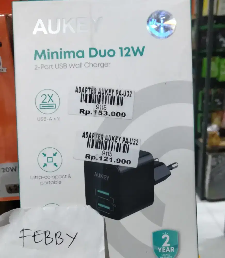 CHARGER DINDING AUKEY ATLANTIS DAHSYAT