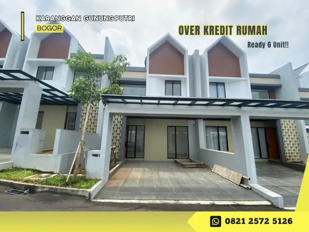 Over Kredit Rmh 2Lantai 1 menit Tol Kranggan di Varana Golf Estate Bogor