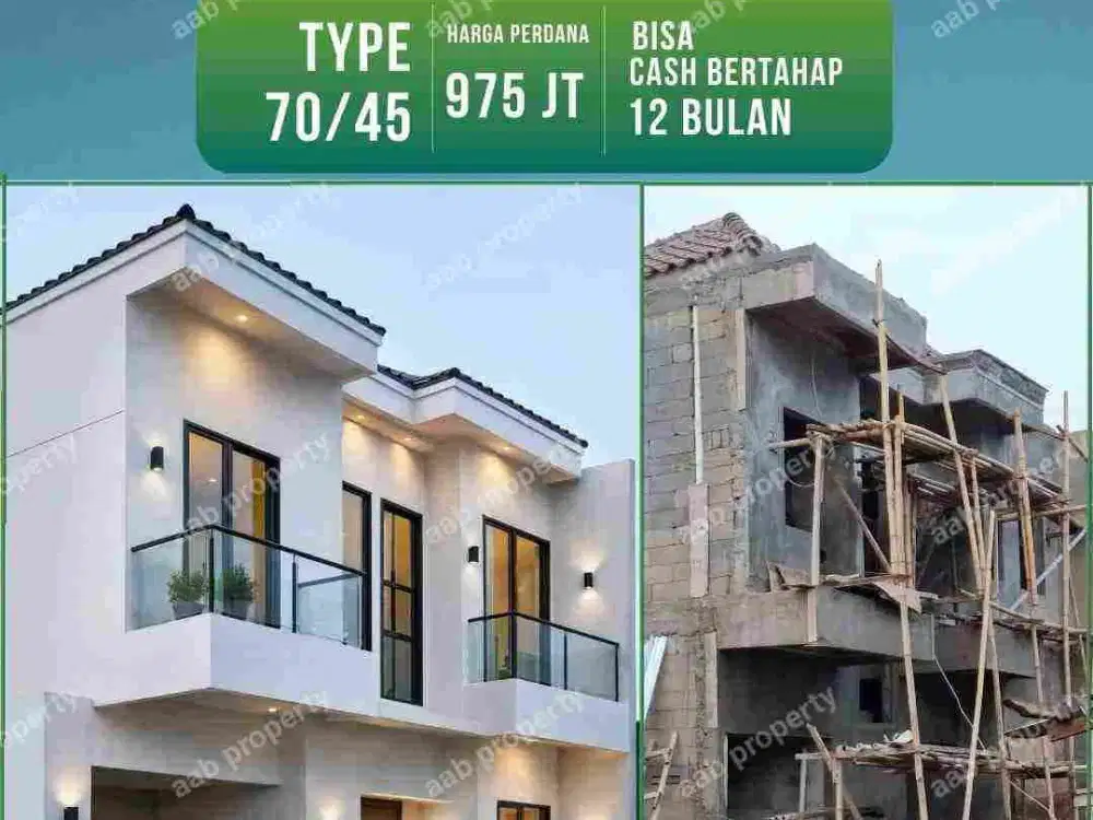 Rumah 2 lantai, siap huni, Diskon besar , di Cibubur asli jakarta timur.