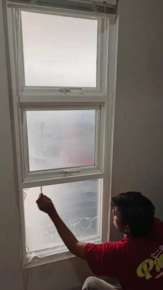 Sticker sunblast stiker sunglas sandblast rumah kantor & gedung hotel