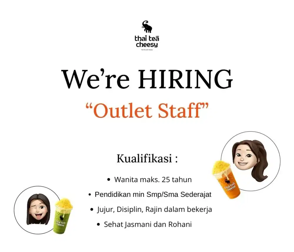 Staff outlet thai tea