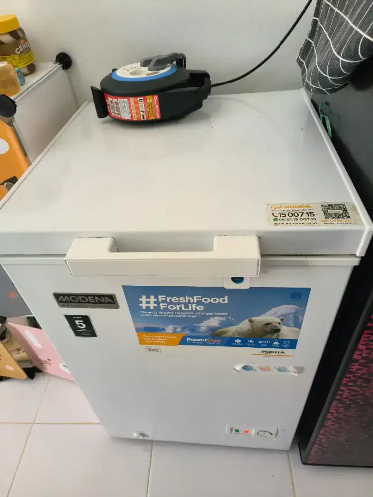Freezer Box Modena MD-10W 100L | Second Like New | Dingin Normal