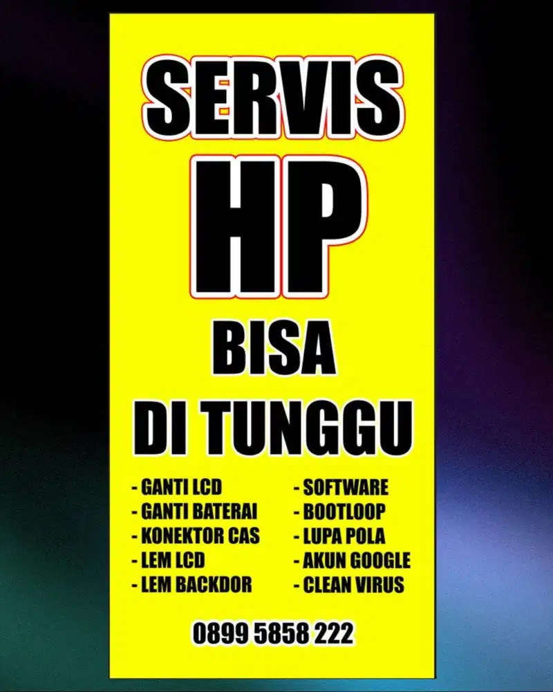 SERVIS HP AREA SEMARANG BARAT BISA DI TUNGGU