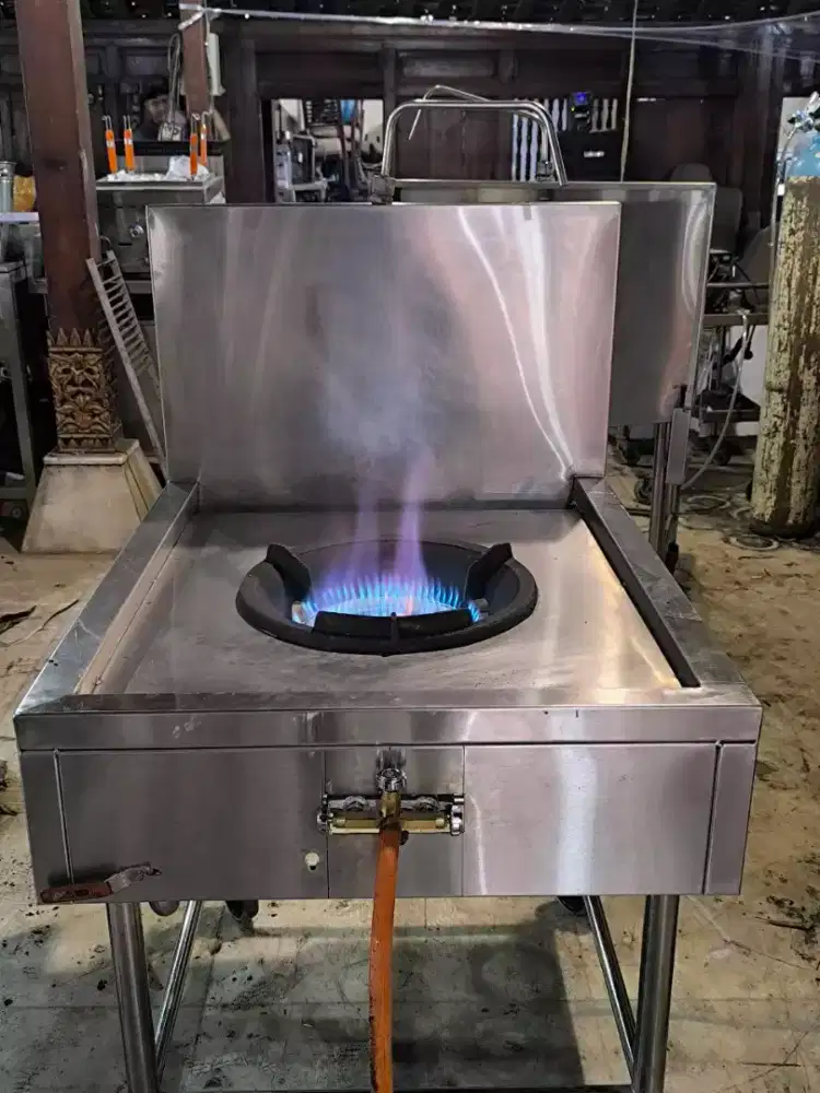 Kompor 1 tungku backsplash high pressure uk 75×90×80

Stok 2 unit