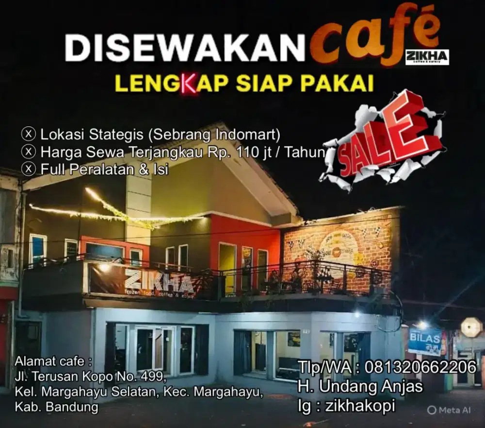 Sewa Cafe (Bekas ZIKHA KOPI)