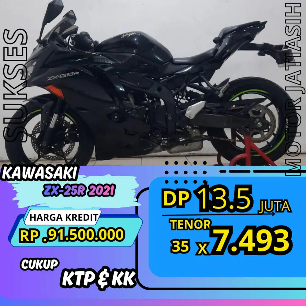 DP MURAH KAWASAKI ZX-25R 2021 DP 13.5 JUTA BISA CASH/KREDIT