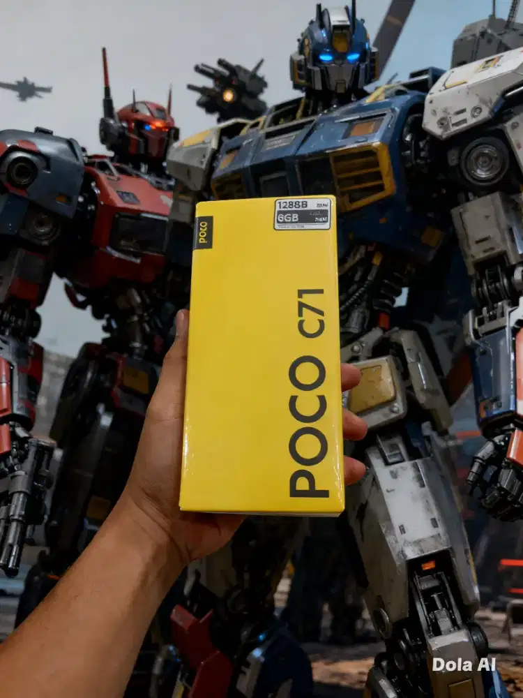 Berminat silahkan WA Poco C71 4+4/128  Garansi resmi 15bln