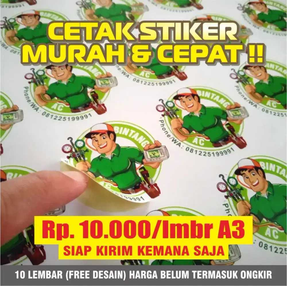 Stiker/Label Murah