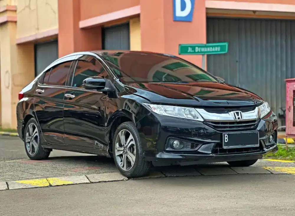Dp 15jt City E Cvt 2016 matic new honda sedan hitam sdr jazz rs