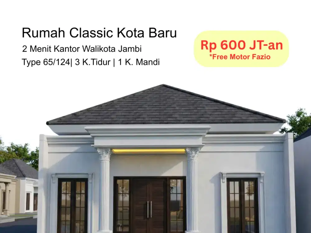 Dijual Rumah mewah Kota Baru