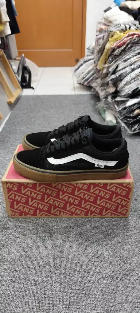 VANS OLD SKOOL PRO BLACK GUM 42