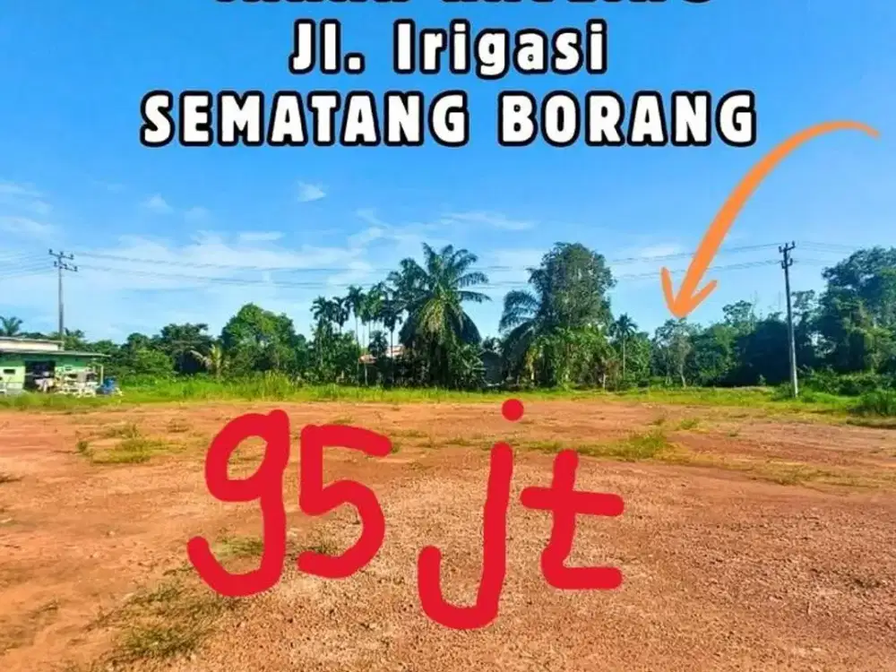 Tanah murah palembang shm area sematang borang