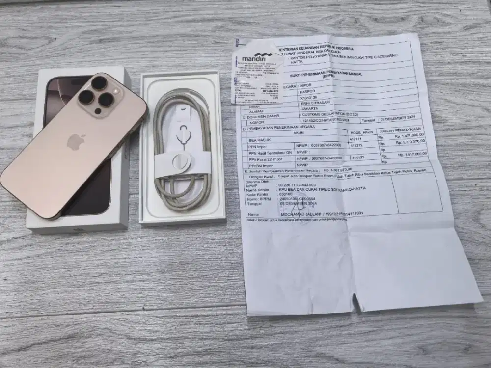 Iphone 16 pro 512 dessert dual nano cukai