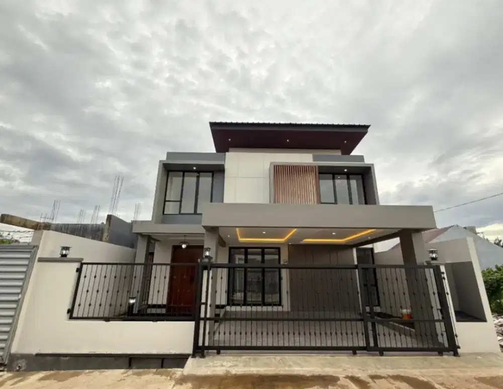 Jual rumah private swimming pool Kedung Halang Bogor Utara