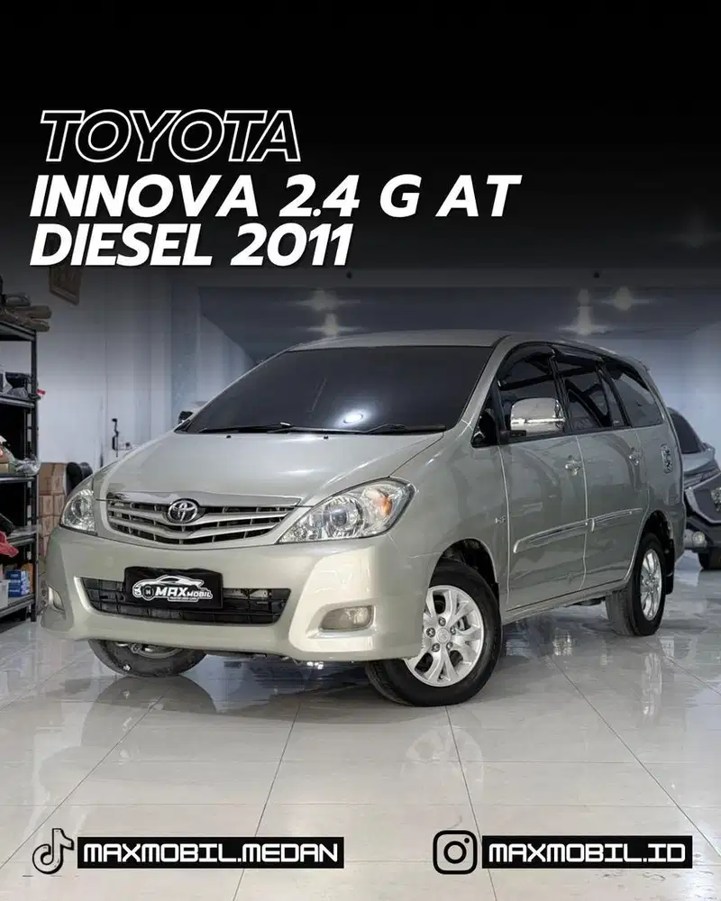 [DP 73 JT!!] TOYOTA KIJANG INNOVA 2.5 G AT 2011 pemakain 2012
