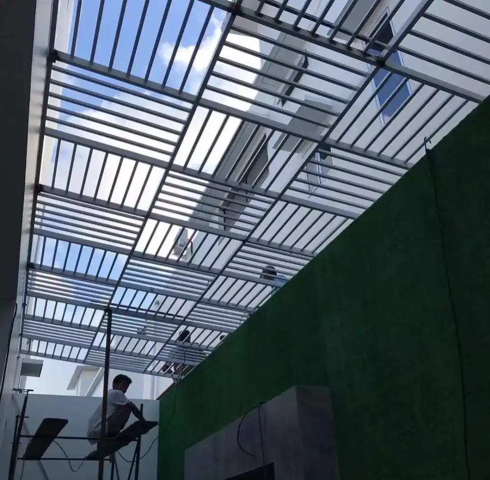 Kerangkeng dan kanopi